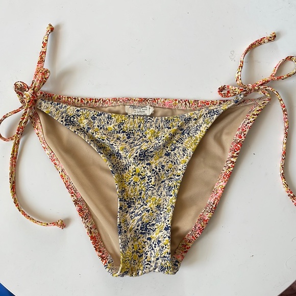 Madewell floral string bikini swimsuit bottoms XS - Picture 2 of 8